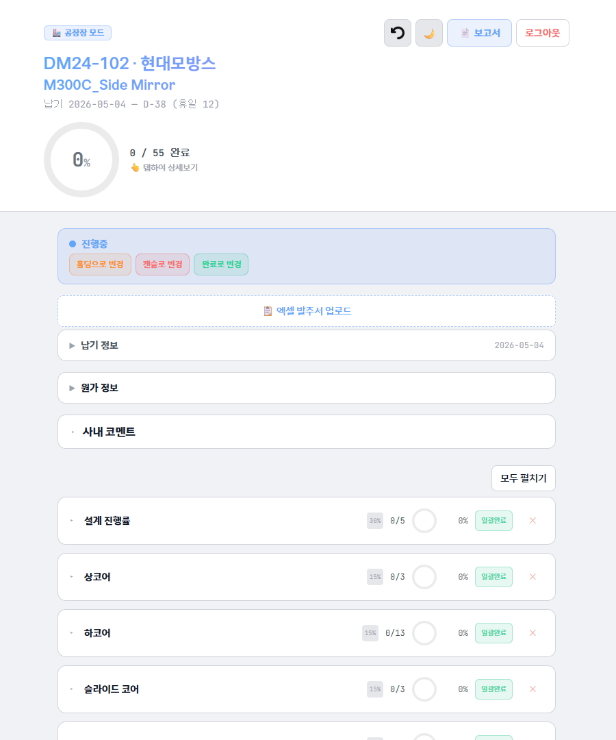 프로젝트 0% 시작